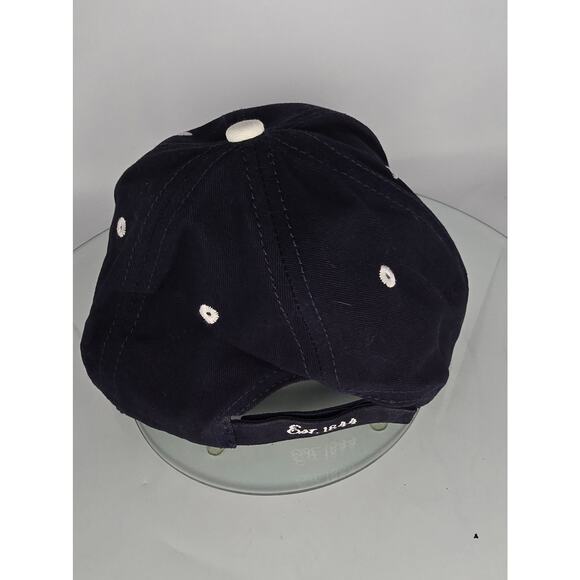Pabst Blue Ribbon Beer‎ PBR Navy Blue Ball Cap Strapback Primotional Edge Cotton - Picture 3 of 7
